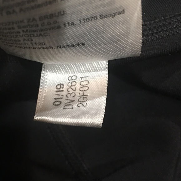 Adidas iconic 3-STRIPES 7/8 Climalite Tights Size L - Picture 10 of 11